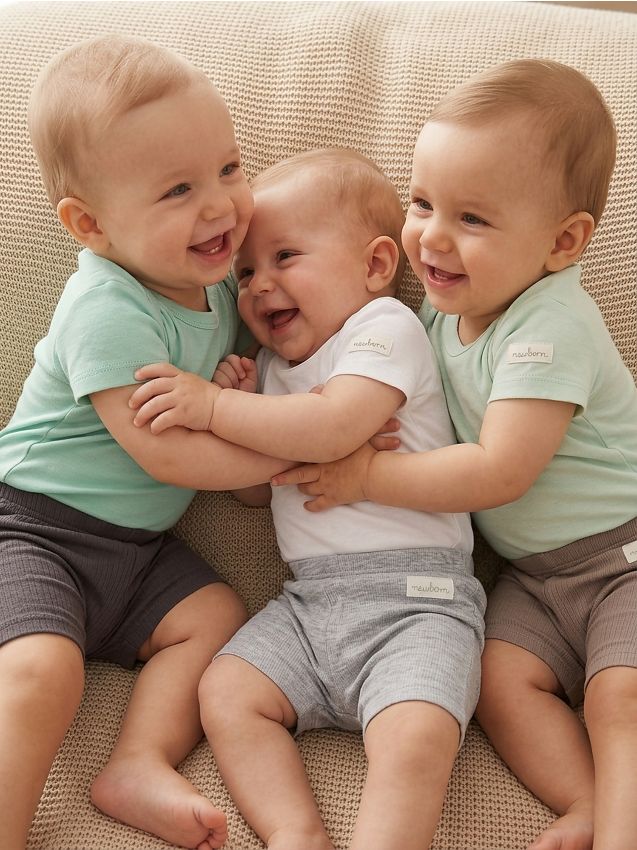 Sinsay - Bawełniane kolarki 3 pack - szary