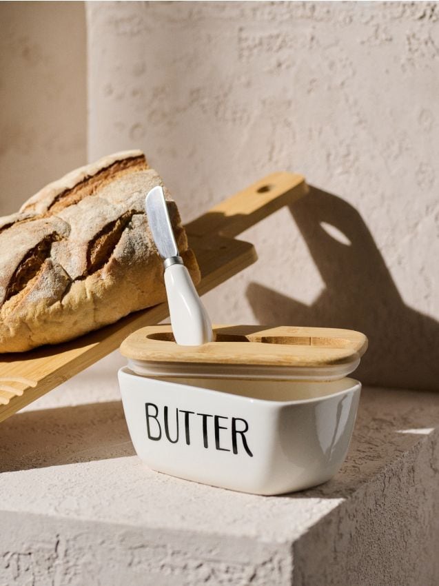 Sinsay - Misa na maslo s nožom - biela