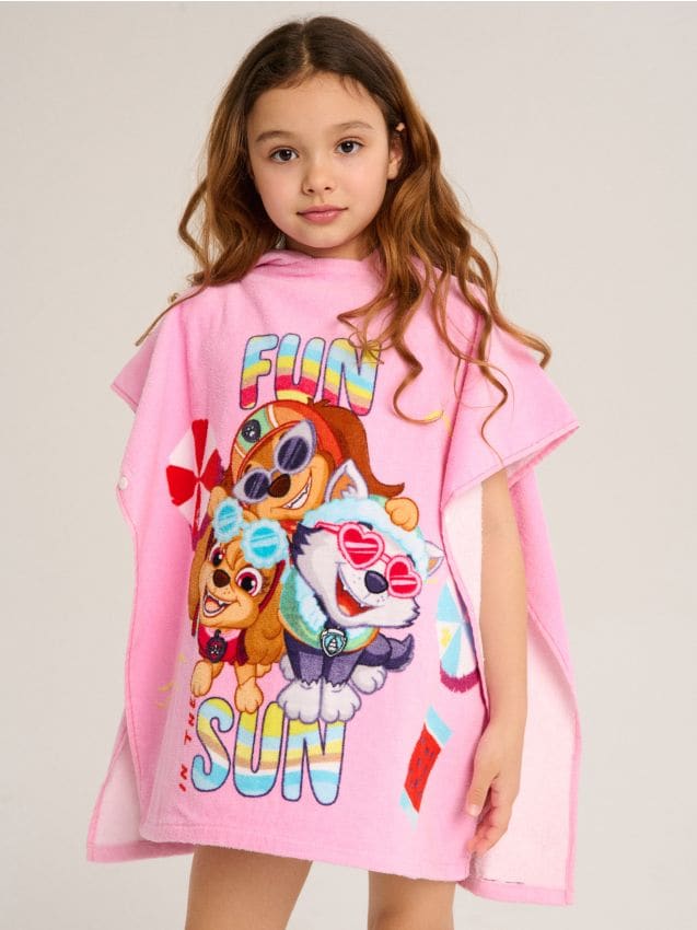 Sinsay - Uterák s kapucňou PAW Patrol - horúca ružová