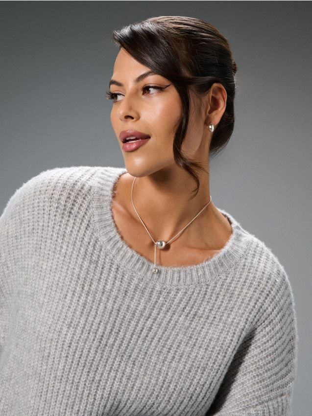 Sinsay - Cercei 7 pack - argintiu