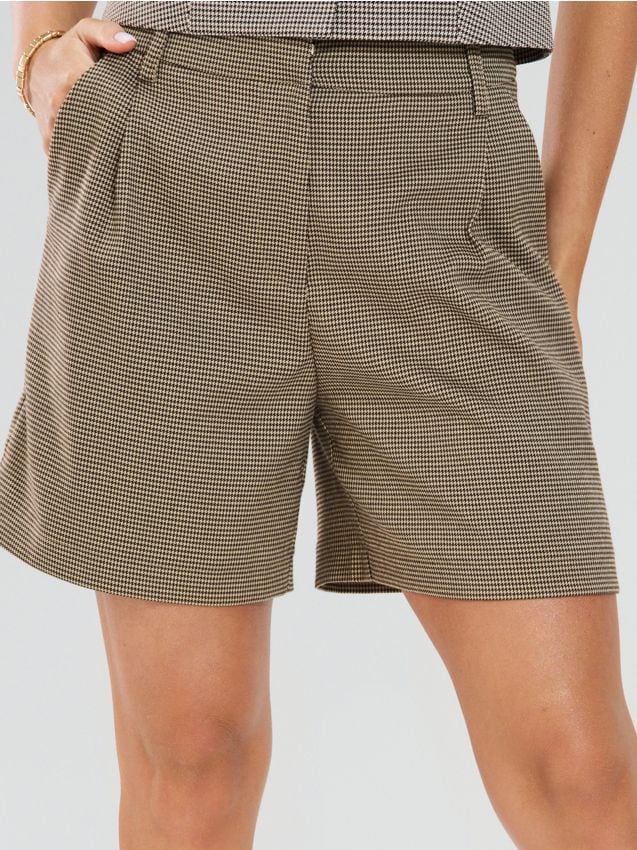 Sinsay - Šortky s kohúťou stopou - viacfarebná