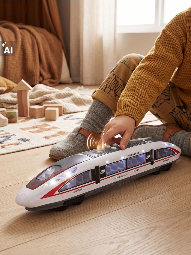 Sinsay - Tren electric de mare viteză cu lumină și sunet - multicolor