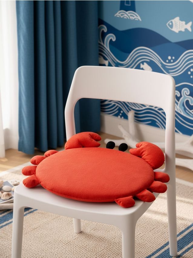 Sinsay - Pernă pentru scaun în formă de crab - oranj-mandarină