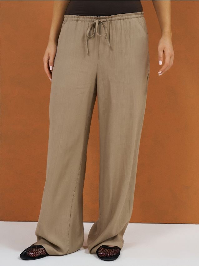 Pantaloni cu viscoz - SINSAY