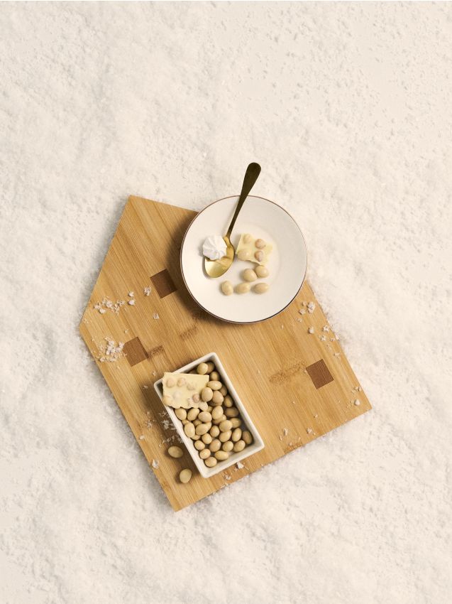 Sinsay - Servírovací podnos s misou - béžová