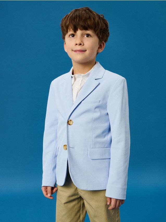 Sinsay - Sacou - albastru-pal