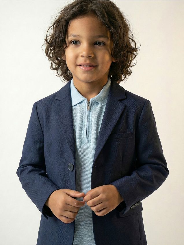 Sinsay - Sacou cu un singur rând de nasturi decorativi - bleumarin