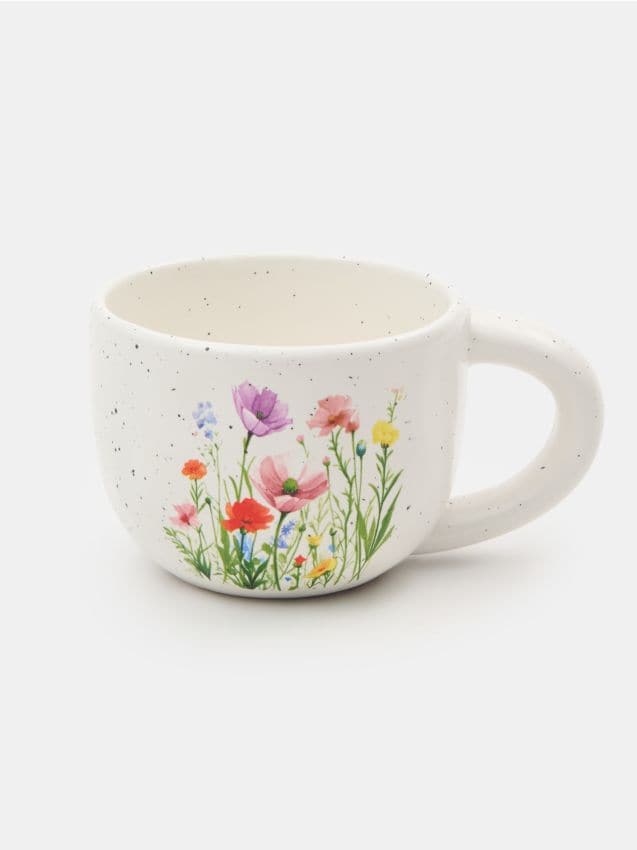 Sinsay - Cană cu imprimeu floral - multicolor