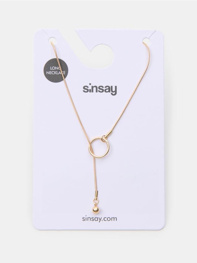 Sinsay - Colier tip șnur - auriu
