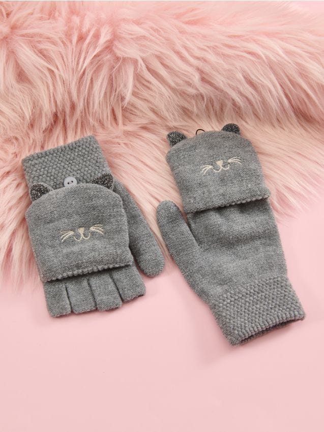 Fingerless mittens - SINSAY