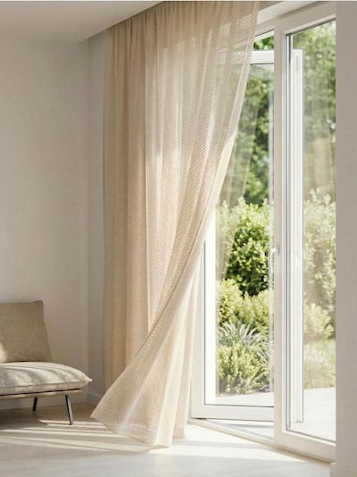 Λαμπερή κουρτίνα με ταινία