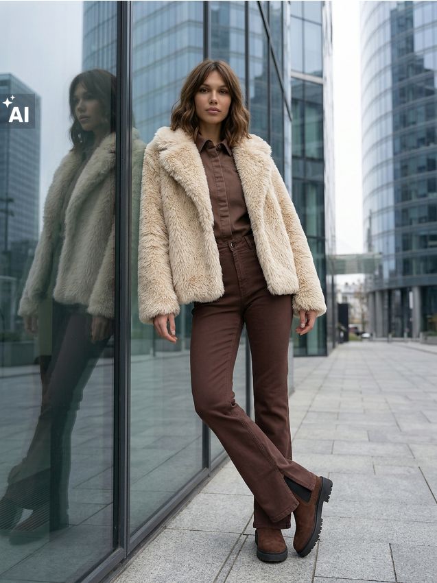 Sinsay - Comfort flare traperice s prorezom na nogavici