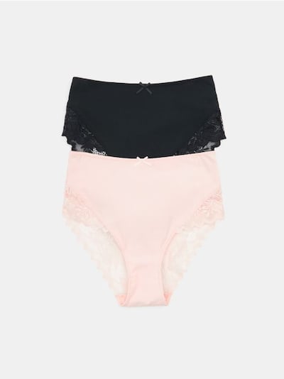 Класичні трусики з високою талією – набір з 2 штук