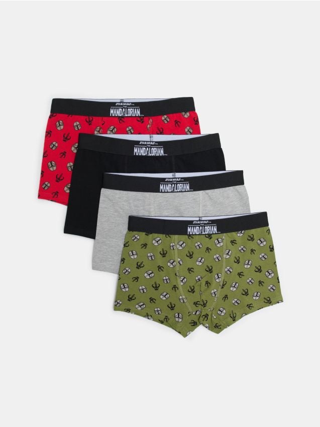 Sinsay - Set de 4 perechi de boxeri Star Wars - negru