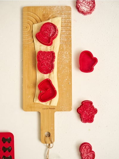 Jõuluvastased küpsise templid püha mustritega 8 pack