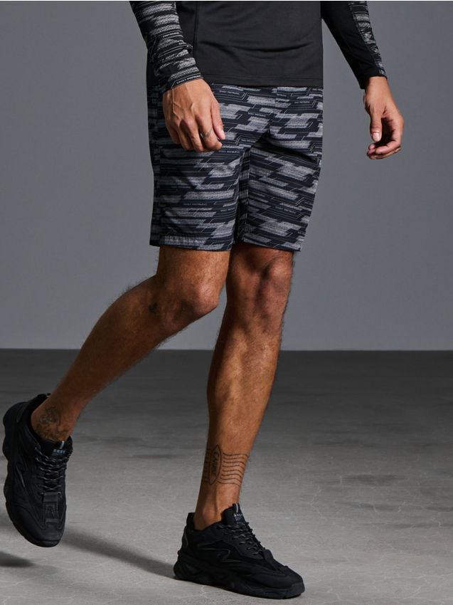 Sinsay - Pantaloni scurți cu șnur decorativ SNSY Performance - multicolor