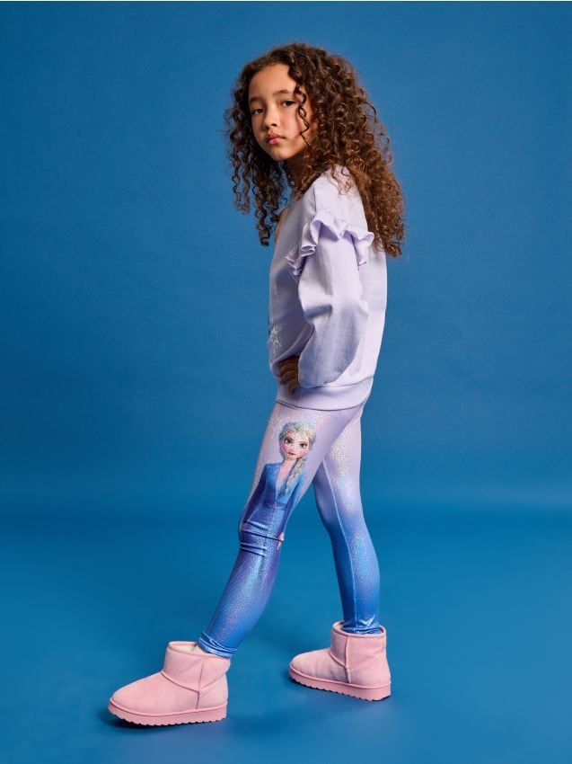 Sinsay - Colanți cu efect holografic Frozen - multicolor