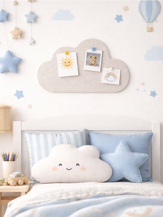 Sinsay - Panou tapițat în formă de nor - bej