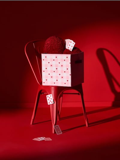 Valentýnská úložná krabice