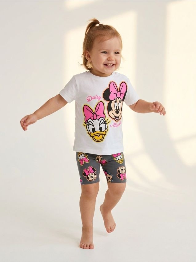 Sinsay - Set din bumbac Minnie Mouse - alb
