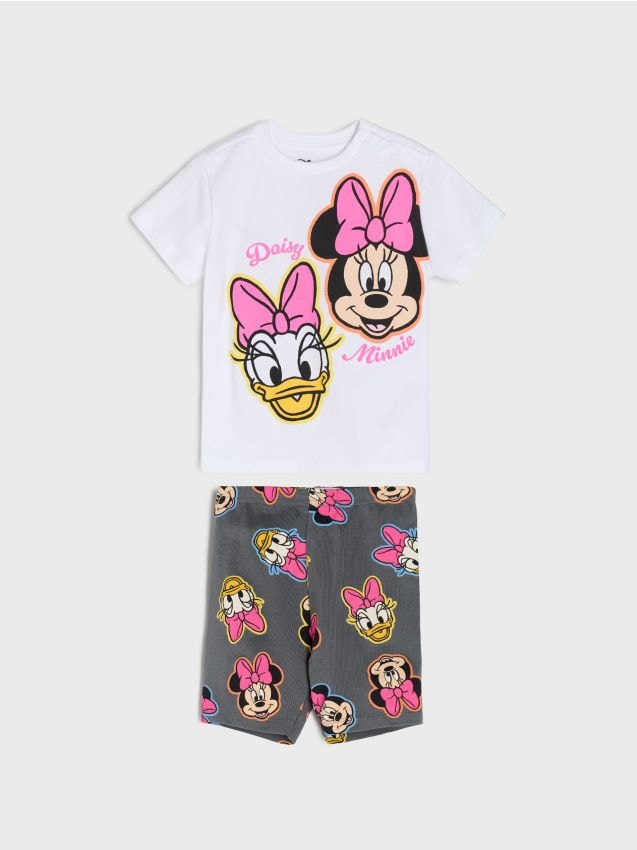 Sinsay - Set din bumbac Minnie Mouse - alb