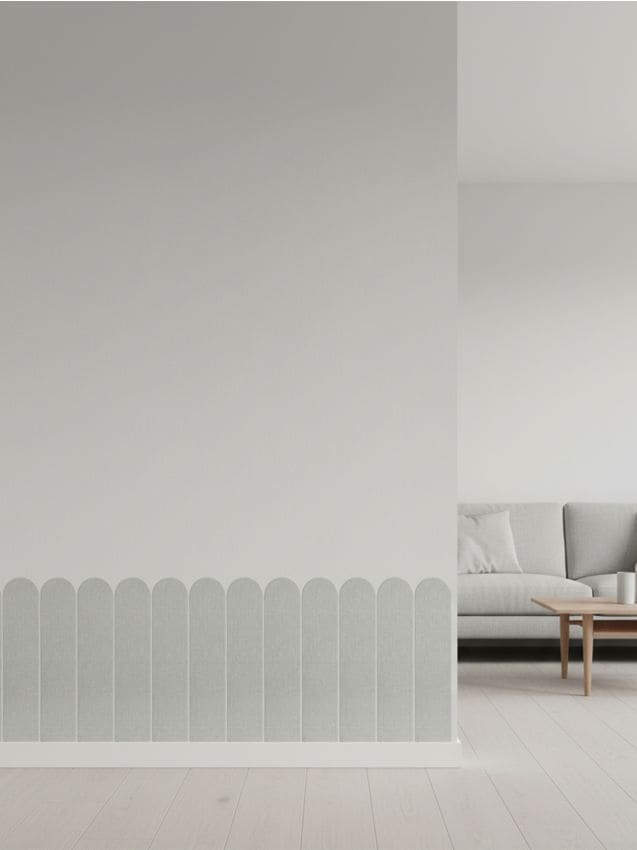 Sinsay - Autocolante de perete sub formă de panouri – set de 5 bucăți - gri deschis