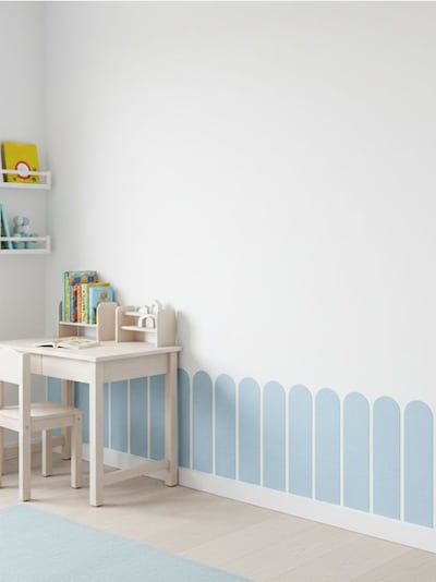 Nástěnné samolepky ve tvaru panelů – sada 5 ks