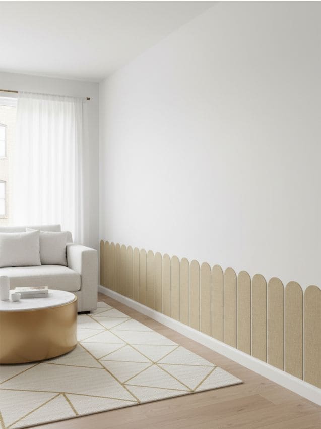 Sinsay - Autocolante de perete sub formă de panouri – set de 5 bucăți - bej