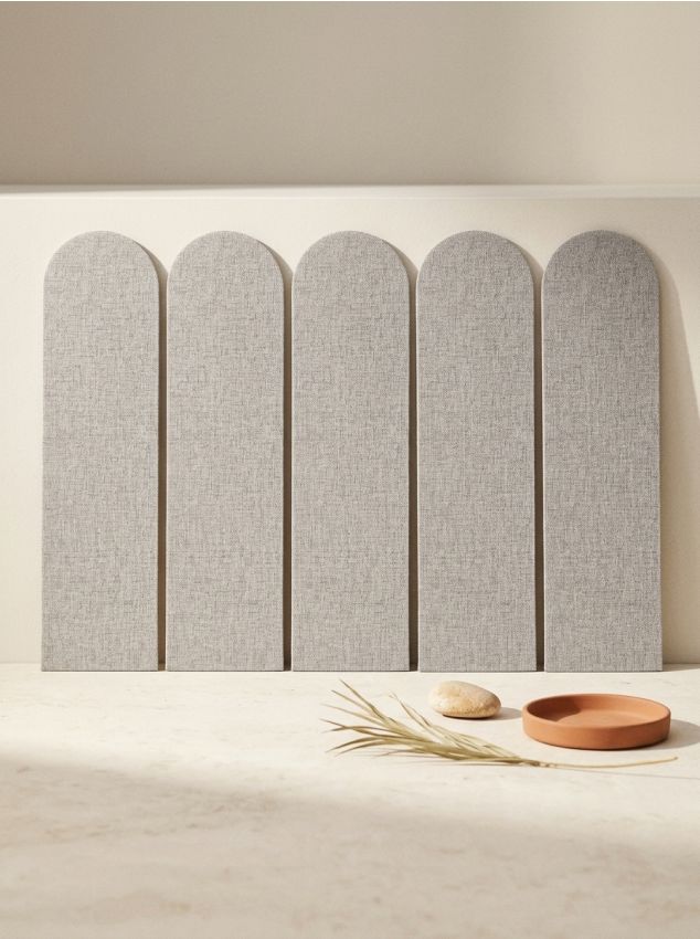 Sinsay - Autocolante de perete sub formă de panouri – set de 5 bucăți - gri-închis