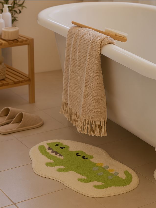 Sinsay - Covoraș de baie cu motiv de Crăciun - verde