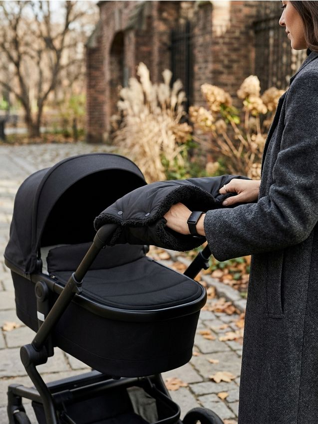 Sinsay - Manson cu blană artificială - negru