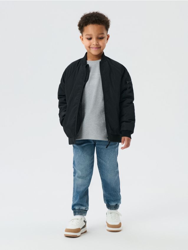 Sinsay - Blugi jogger - albastru