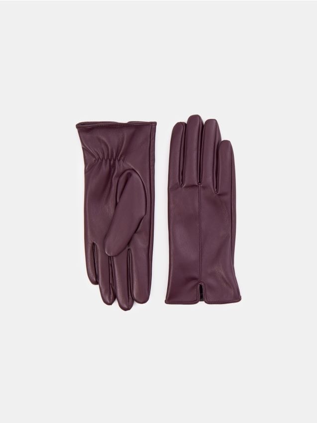 Sinsay - Rukavice - bordová