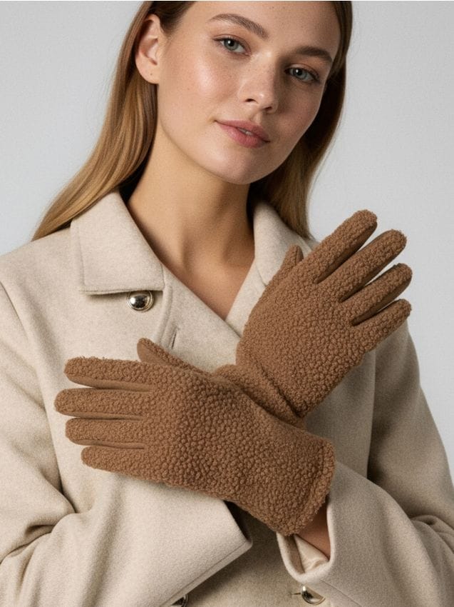 Sinsay - Rukavice - béžová