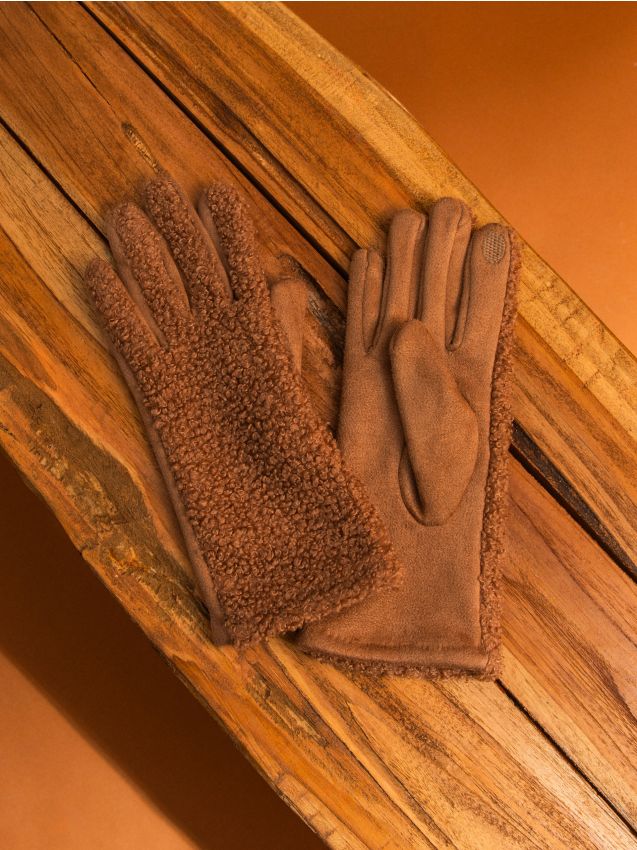 Sinsay - Rukavice - béžová