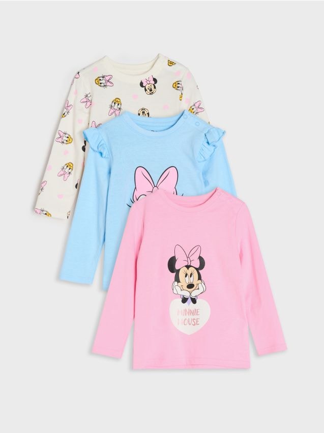 Kokvilnas krekliņš ar apdruku Minnie and Daisy