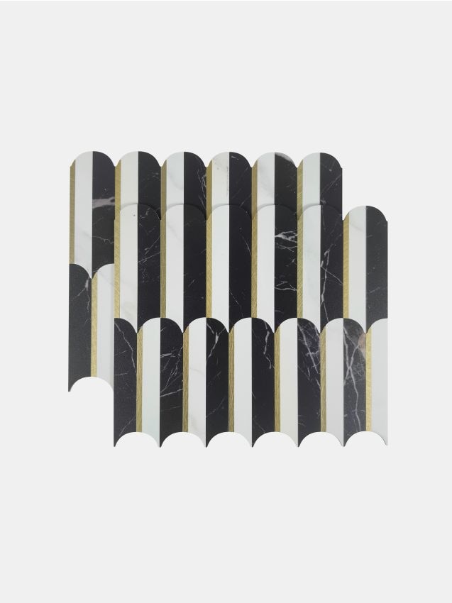 Sinsay - Plăci autocolante, set de 2 bucăți - negru