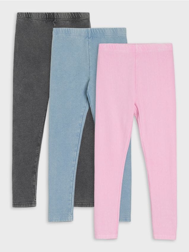Sinsay - Colanți 3 pack - multicolor