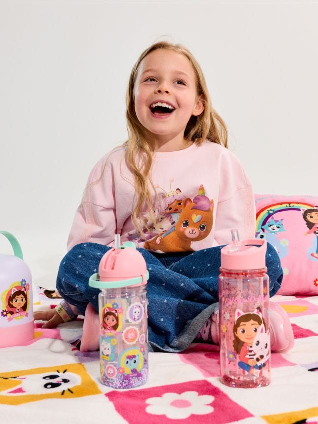 Sinsay - Sticlă de apă Gabbys Dollhouse - multicolor
