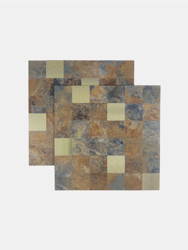 Sinsay - Plăci autocolante, set de 2 bucăți - maro