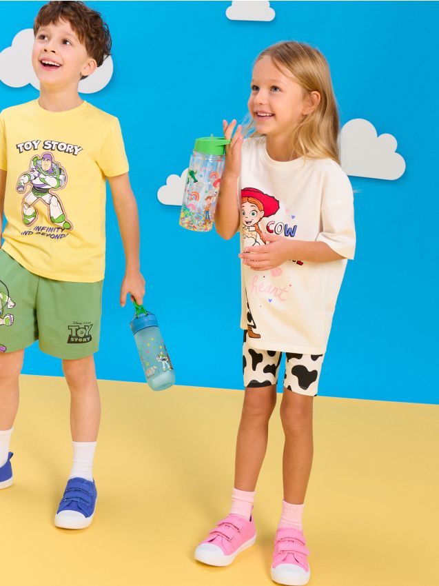 Borraccia con palline e cannuccia Toy Story - multicolor