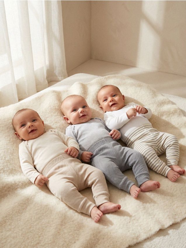 Sinsay - Colanți din bumbac 3 pack - gri deschis