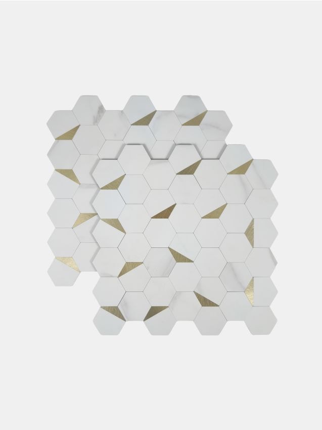 Sinsay - Plăci autocolante, set de 2 bucăți - crem