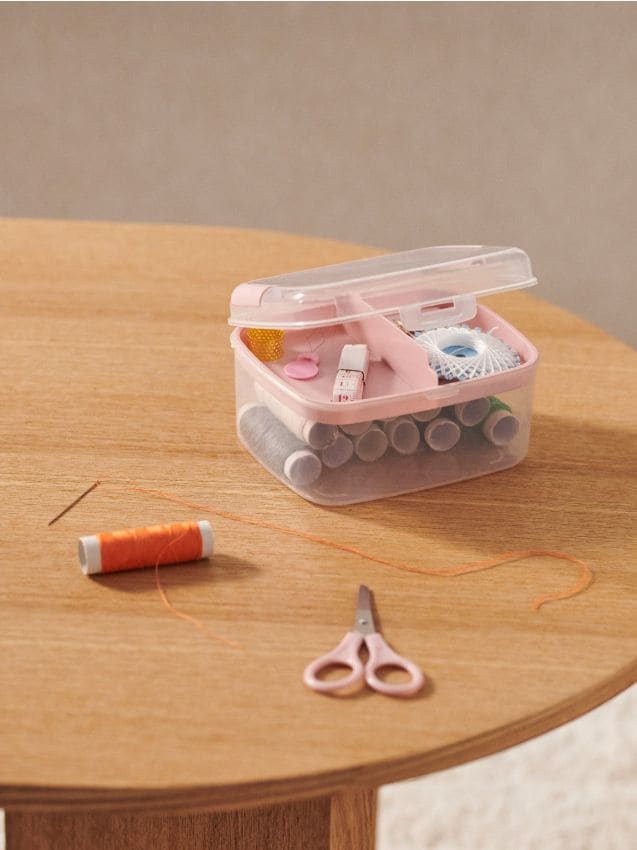 Sinsay - Set de cusut - roz-pastel