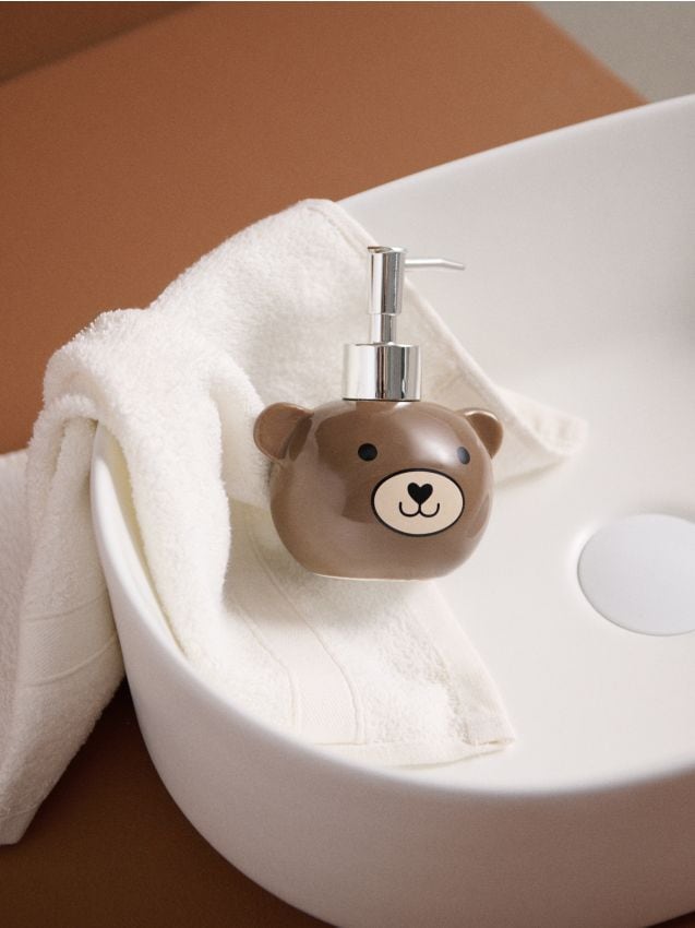 Sinsay - Dávkovač mydla v tvare medvedíka - hnedá