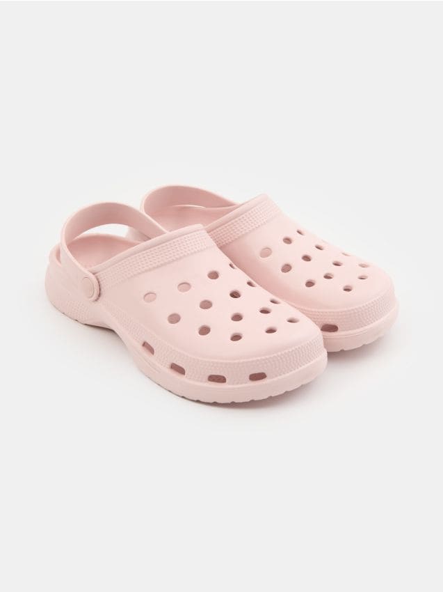 Sinsay - Saboți cu bareta la călcâi - roz-pastel