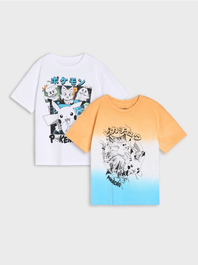 Sinsay - Set de 2 tricouri Pokémon - multicolor