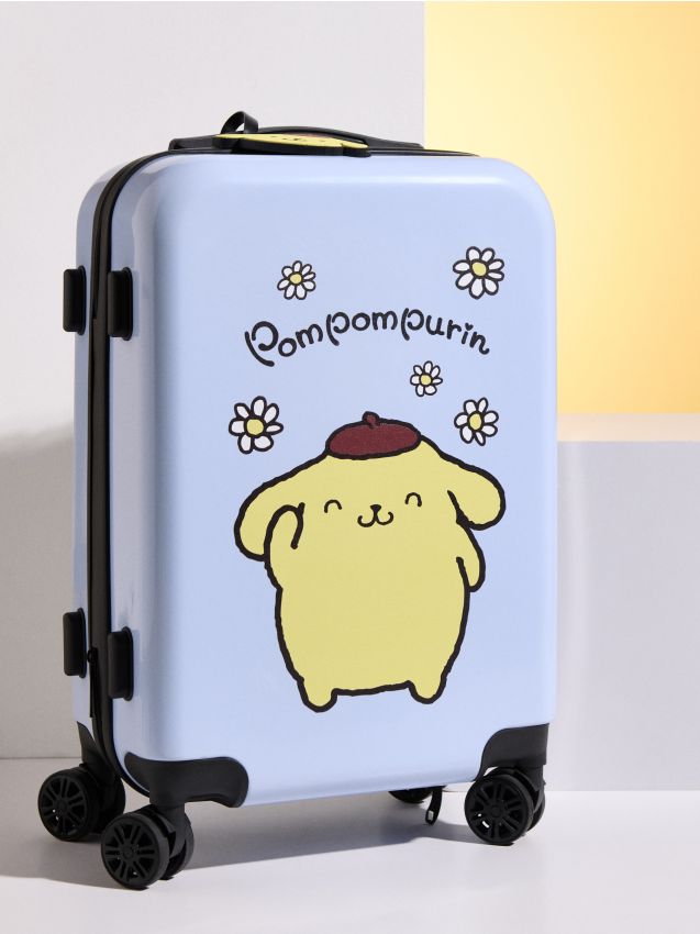 Valigia PomPomPurin - blu pallido