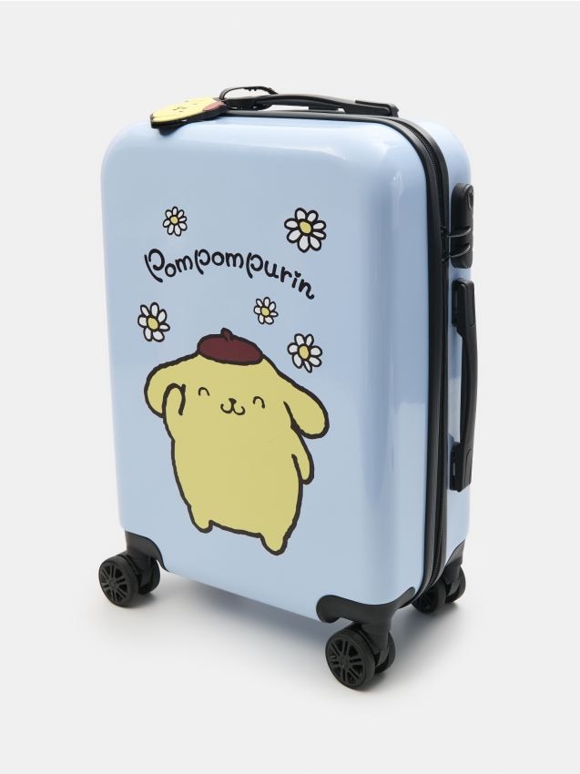 Valigia PomPomPurin - blu pallido