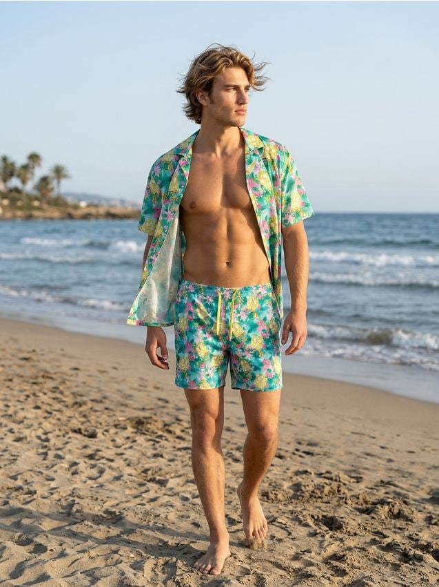 Sinsay - Cămașă din viscoză cu model SpongeBob - multicolor